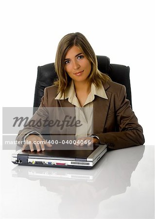 Business woman working in the office