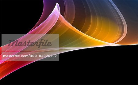 Colorful 3D fractal (fantasy,abstract background)