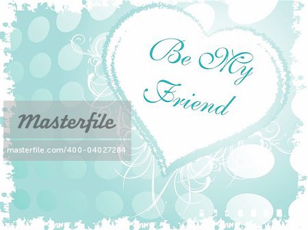 friendship day series with heart and floral, banner 6