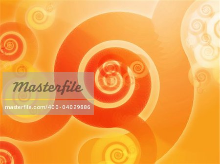 Abstract wallpaper background with swirly grungy spirals