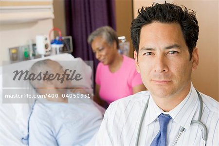 Doctor Standing In Hospital Room