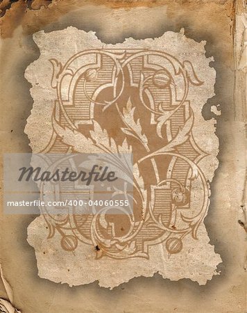 Vintage background - old paper Western style.