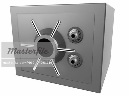 3d rendered illustration of a security safe