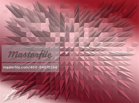 Colorful background made of 3d pyramids