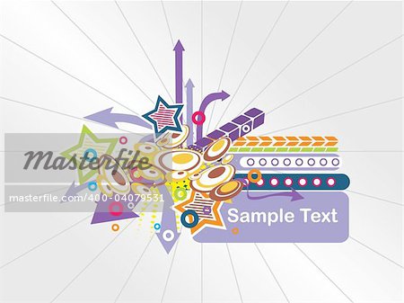 abstract background with place for text, design24