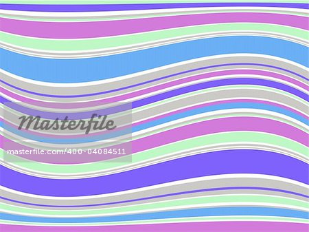 Illustration of abstract colorful lines. Vector