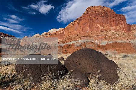 Red rocks at Capitol Reef National Park, Utah