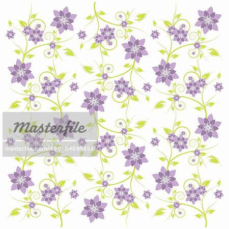 Patterned flower background for art creations.