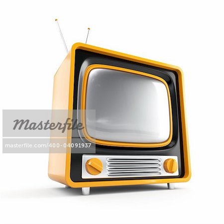 More TV in my portfolio. isolated on white