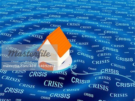 Conceptual image - help in a crisis situation