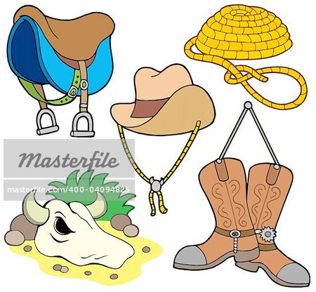 Country collection 1 on white background - vector illustration.