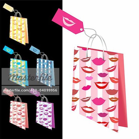 Shopping bags collection for your design