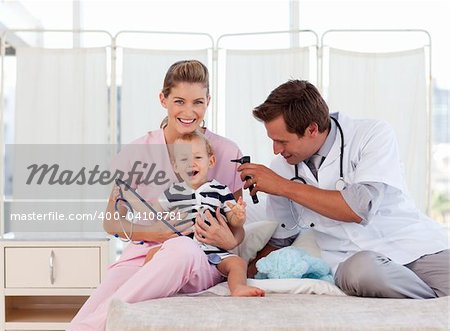 Happy Doctors working in a hospital