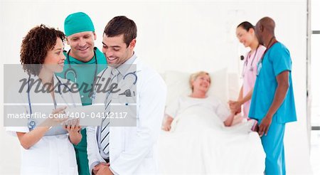 Team of Doctors with a patient