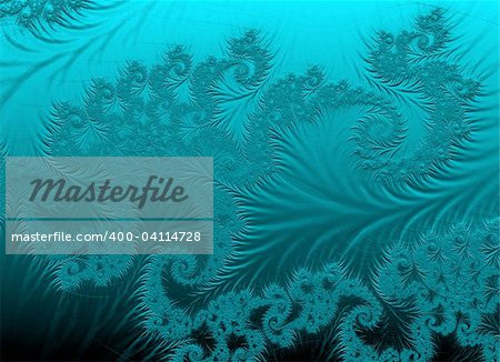 Abstract highly detailed illustration. Impression of silk or metallic matter.