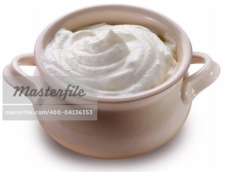 Pipkin with sour cream