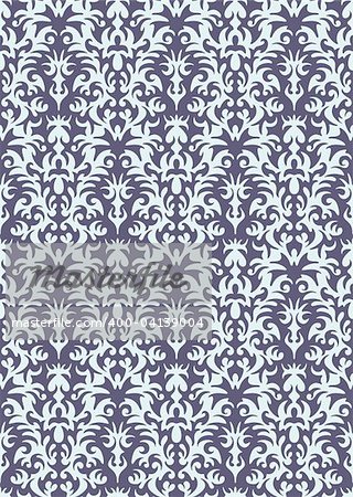 Seamless background from a floral ornament, Fashionable modern wallpaper or textile