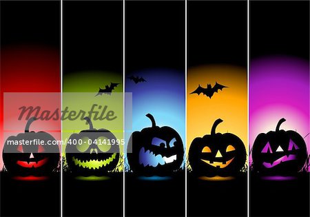 Halloween banners for your design