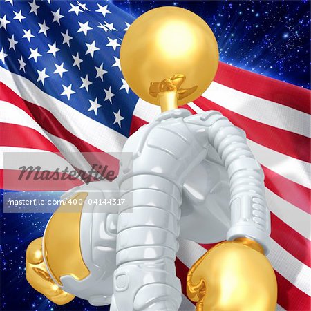 LuMaxArt Gold Guys Astronaut Concept