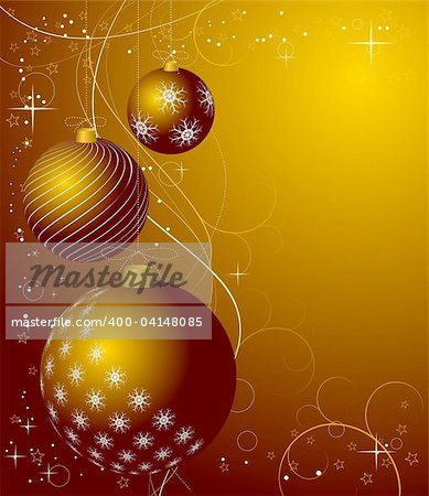 Christmas abstract background. Editable Adobe Illustrator 8 vector file.