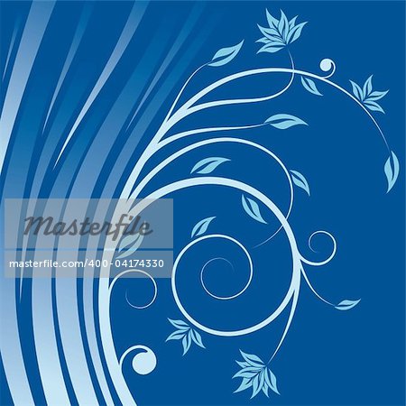 Abstract floral design background for creative ideas