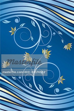 Abstract floral design background for creative ideas