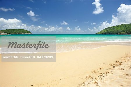 Beautiful beach landscape in Thailand