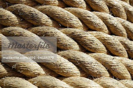 Close up of rope background