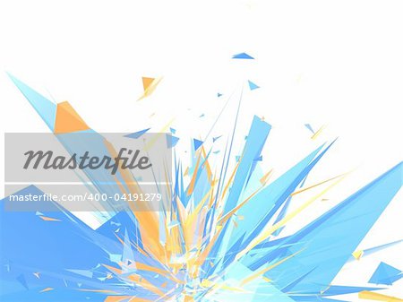 3d rendered illustration of an abstract colorful background