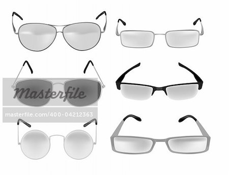 eyeglasses vector illustration