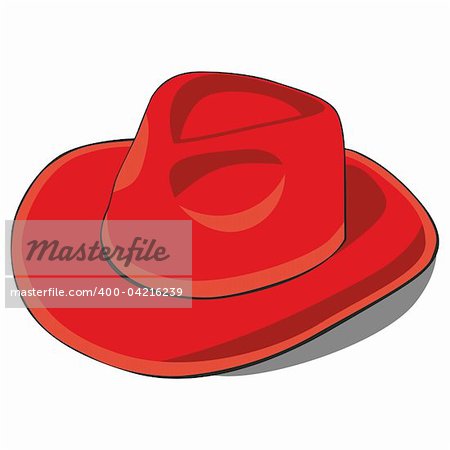 fully editable vector illustration old hat