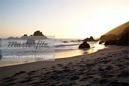 Pfeiffer Beach in Big Sur is an incredibly scenic beach.