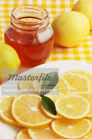 honey and  lemon