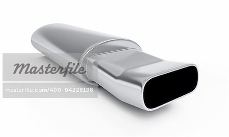 muffler on a white background