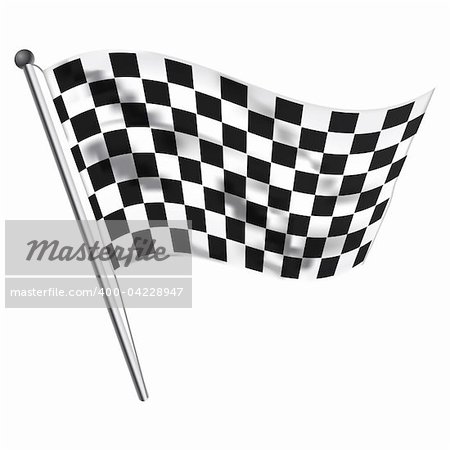 illustration of race flag