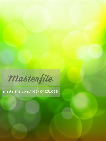 Green bokeh abstract background EPS 10 vector file included