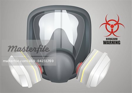 Gas mask vector