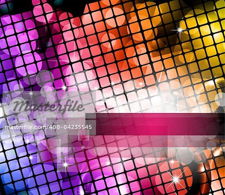 Abstract Futuristic Rainbow Lights Background for Poster of Flyers
