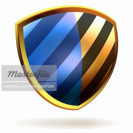 Vector shield template item. EPS 8 vector file included
