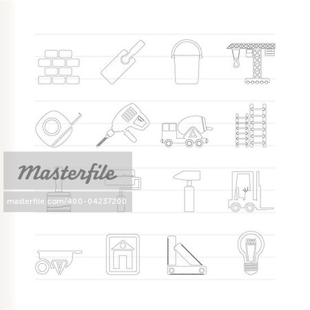 Construction and Building icons - vector Icon Set