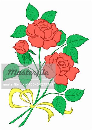 Flowers, rose bouquet, love symbol, floral gift