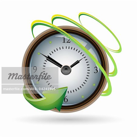 illustration of web watch on white background