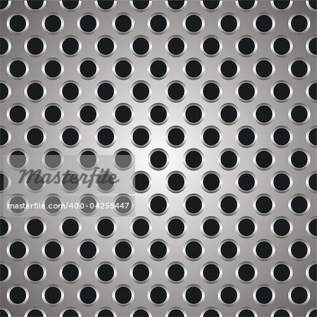 Vector metal dots texture. Web background