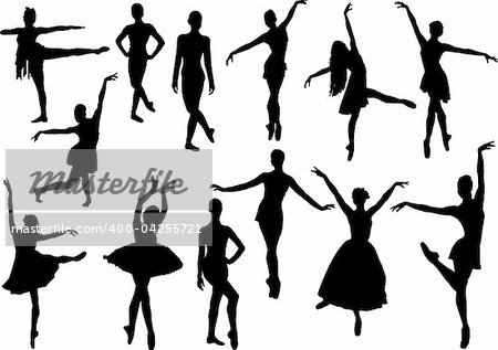 Ballet silhouette