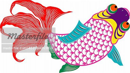 oriental koi fish design