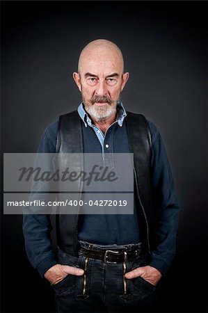 An old man with a grey beard