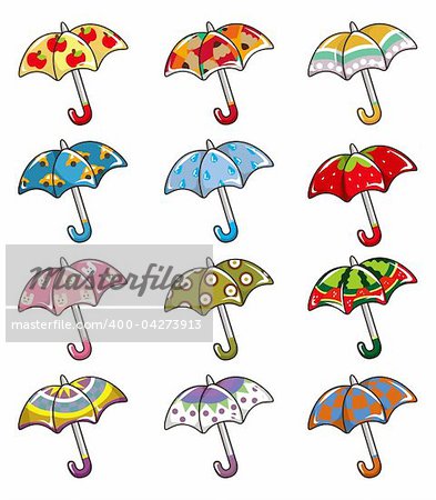 cartoon Umbrellas icon