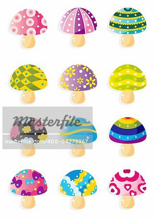 cartoon Mushrooms icon