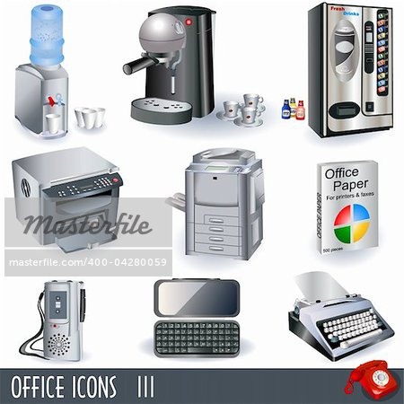 A collection of variety office icons - part 2.