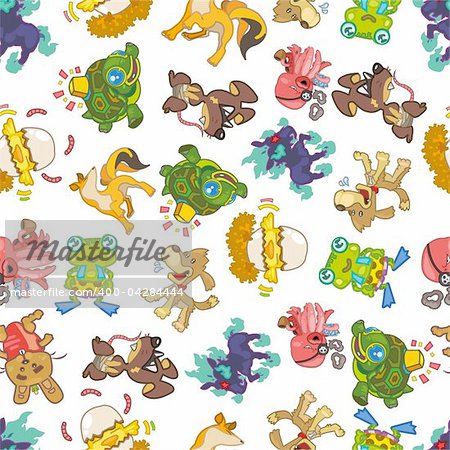 seamless animal pattern